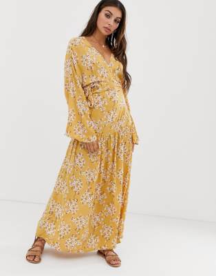 billabong yellow maxi dress