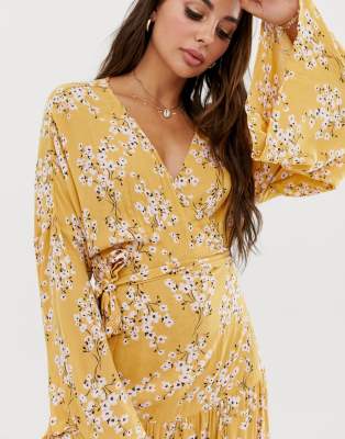 billabong yellow maxi dress