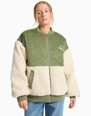 Billabong - New Wave - Oversize-Bomberjacke in Whitecap-Weiß