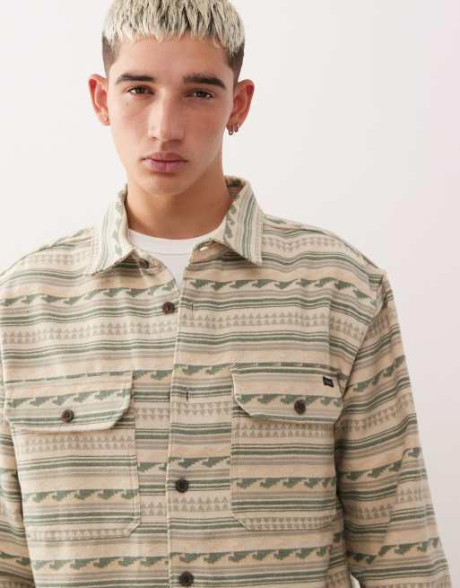 Billabong - Offshore - Chemise en flanelle avec motif jacquard - Vert moyen, 5 de 5