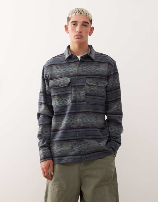 Billabong Offshore jacquard flannel shirt in offshore jacquard flannel