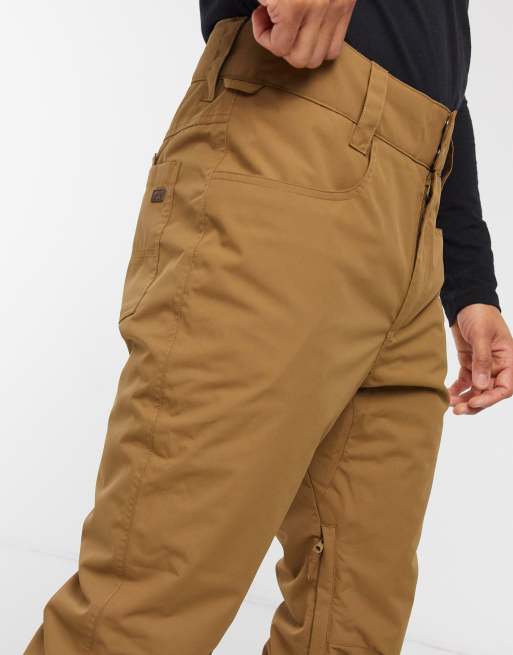 Pantalon de ski marron hot sale