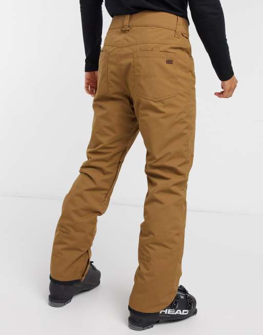 Billabong Outsider ski pant in brown