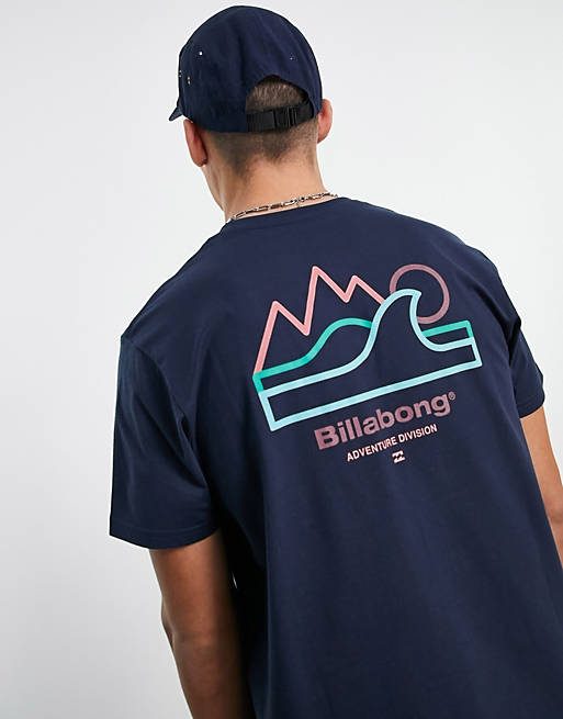 T-Shirts & Vests Billabong Peak Wave t-shirt in navy 
