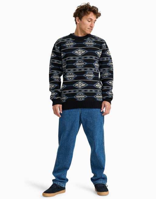 Billabong Ranchero crew neck jumper made of acrylic and wool thread in ranchero crew, 4 of 4