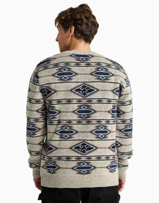 Billabong Ranchero crew neck jumper made of acrylic and wool thread in ranchero crew, 2 of 4
