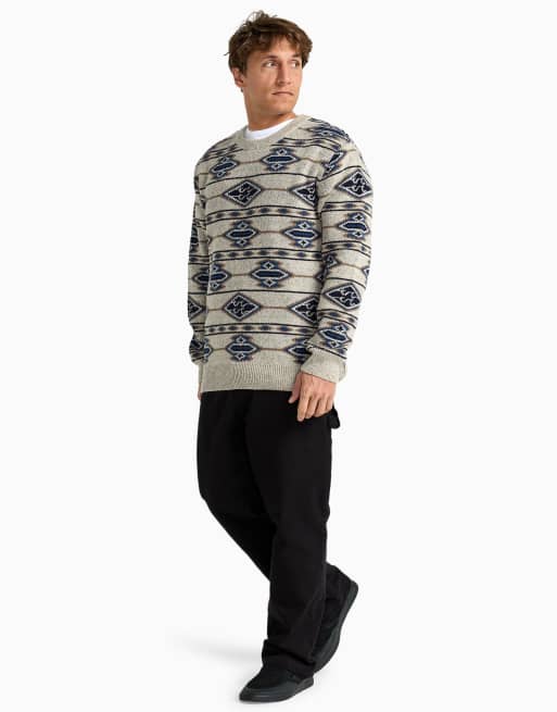 Billabong Ranchero crew neck jumper made of acrylic and wool thread in ranchero crew, 4 of 4