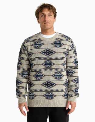 Ranchero - Pullover aus Acryl- und Wollgarn in Ranchero Crew mit Rundhalsausschnitt-Neutral Neutral S