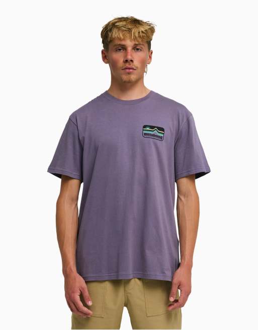 Billabong Range short sleeve t-shirt in lavender, 2 of 4