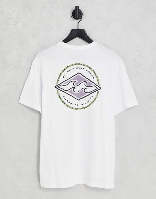 Billabong – Rotor Diamond – T-Shirt in Weiß