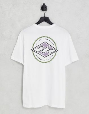 Billabong Rotor Diamond t-shirt in white - ASOS Price Checker