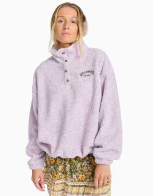 Billabong Run The Road Pullover Sweatshirt In Purple
