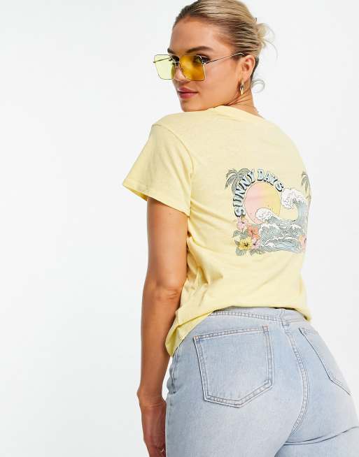 Billabong - Salty Blonde Not A Tourist - T-shirt - Jaune