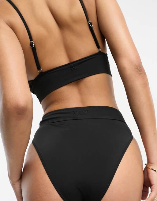 Billabong - Sol Searcher - Hoogopgesneden bikini broekje in zwart , 2 van 4