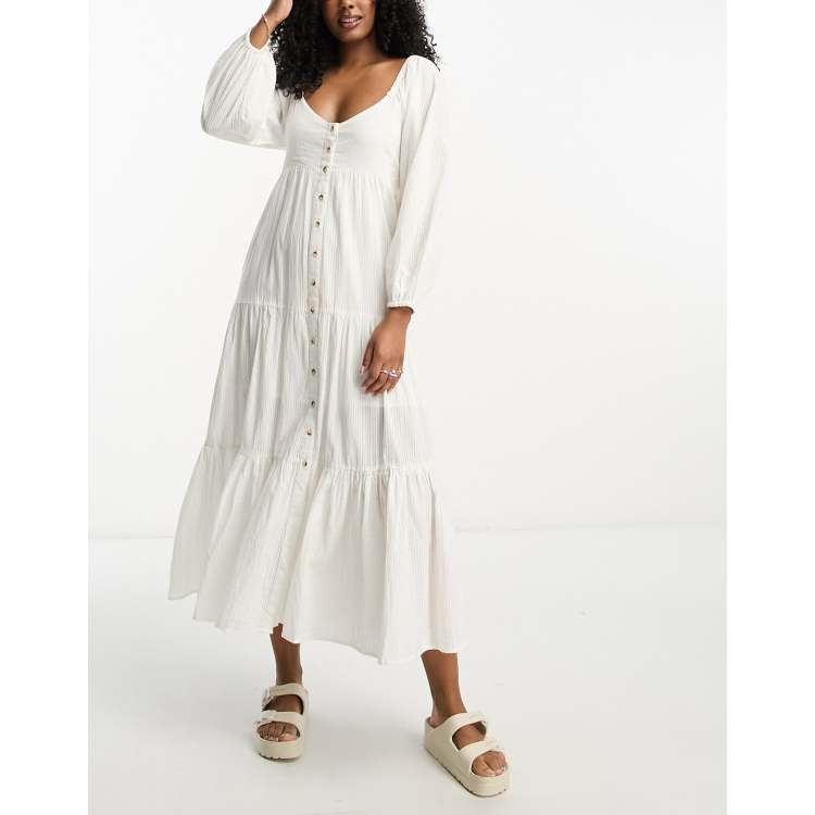 maxi dress in summer take jeans VolcanmtShops | Billabong night Starry day Skies from | beach to white wear-with-anything you that will