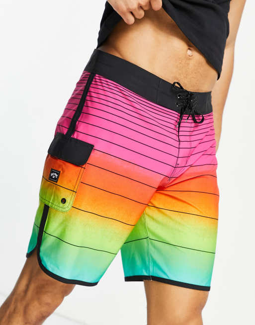 Billabong Stripe Pro board shorts in multi ASOS