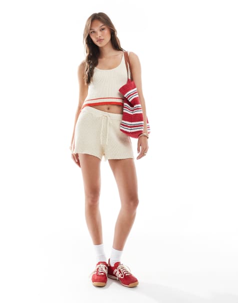 Billabong summery nights beach shorts in cream (part of a set) - view 1