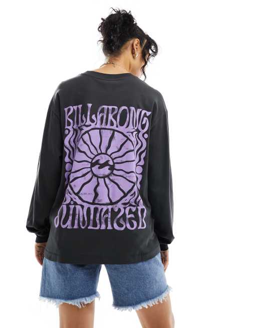 Billabong Sundazed oversized sweater in black