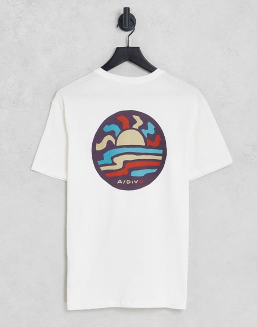 Billabong Sundown t-shirt in off white