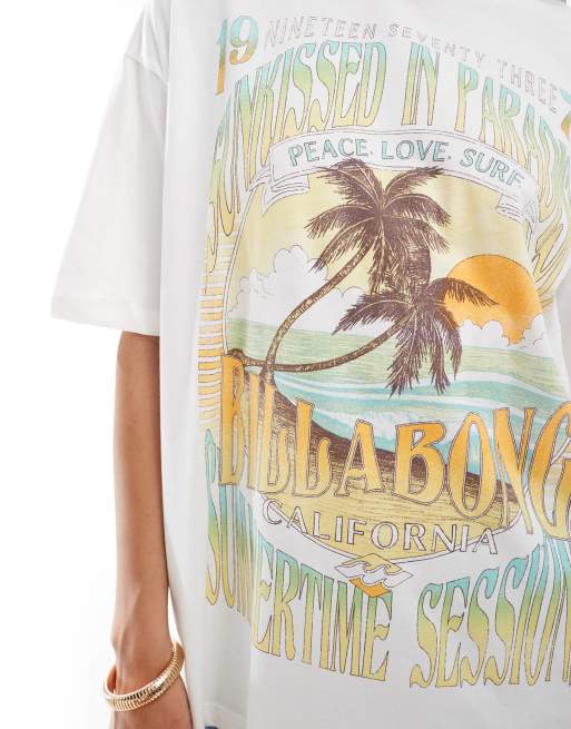 Billabong - Sunset Mind - Hvid T-shirt med korte ærmer, 2 af 4
