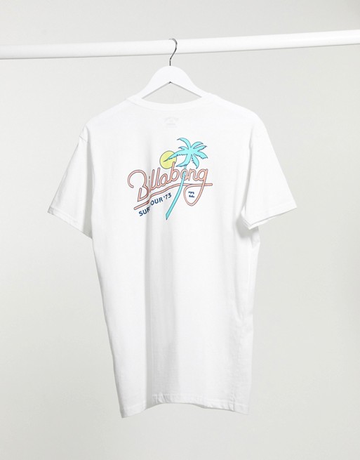 Billabong Surf Tour t-shirt in white