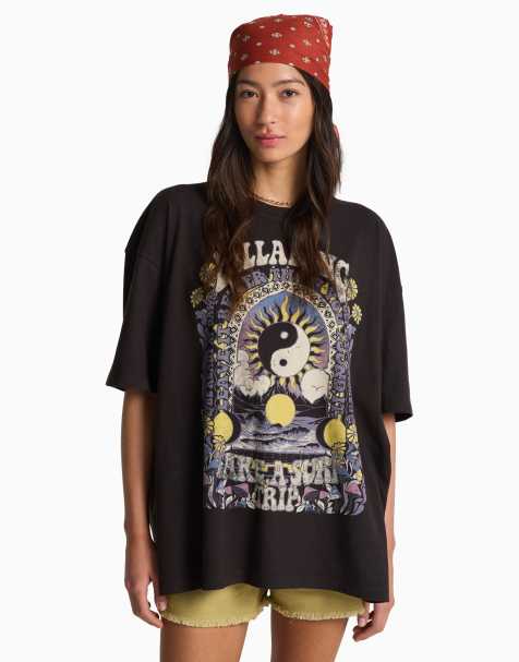 Billabong Surf trip short sleeve t-shirt in off black - view 1