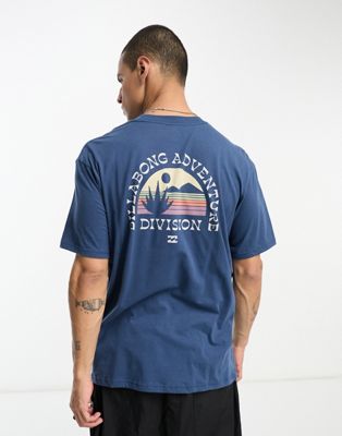 Billabong sun up t-shirt in blue - ASOS Price Checker
