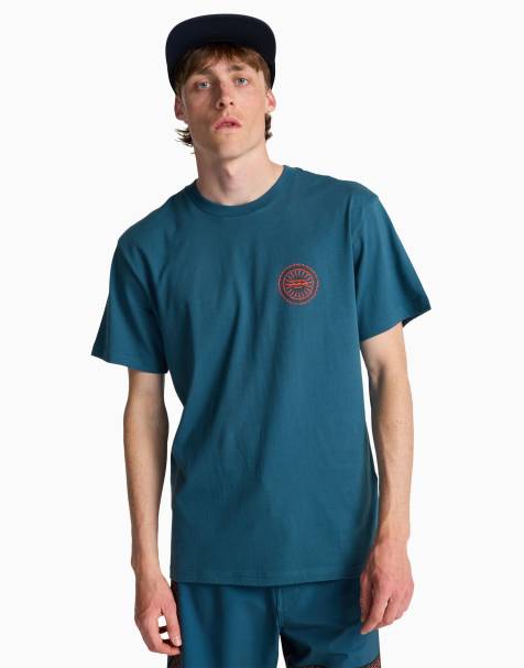Billabong t-shirt in real teal - view 1