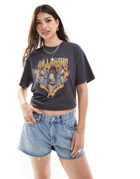 Billabong thunder t-shirt in black - view 1