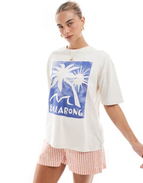 Billabong true tides tee in white - view 1