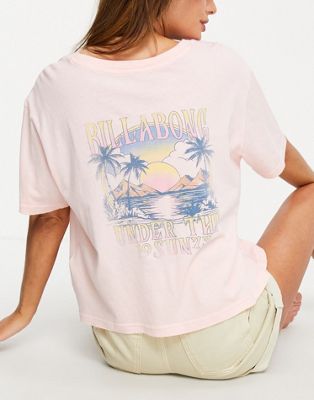 T-shirts et débardeurs Billabong - Under The Sun - T-shirt - Rose