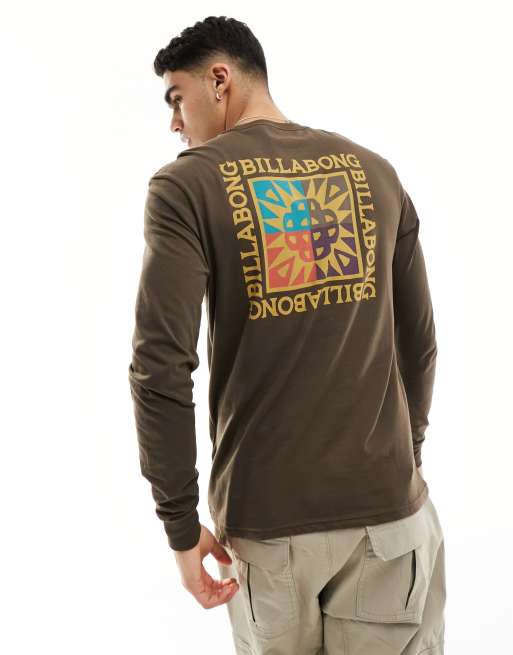 Billabong - Unison - Kaffebrun T-shirt med lange ærmer