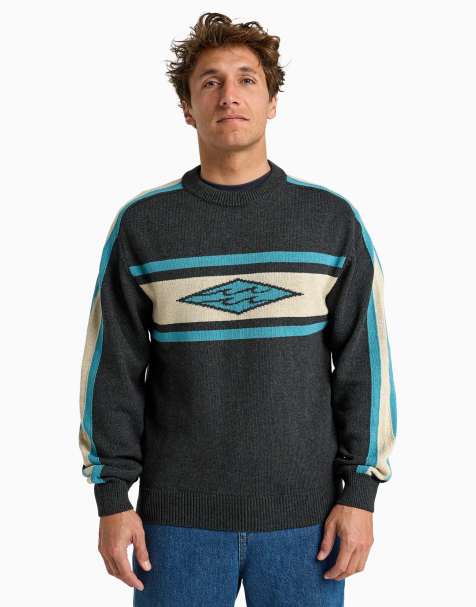 Billabong Unlock diamond jumper in unlock diamond crew