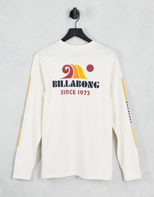Billabong – Walled – Langärmliges Shirt in Weiß