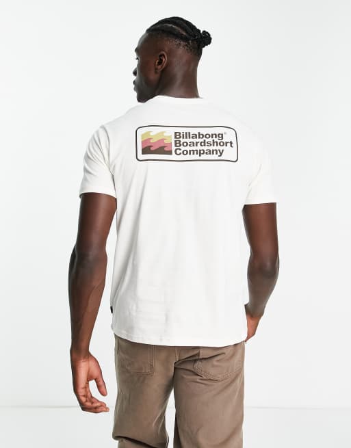 Billabong - Walled - T-shirt met print op de achterkant in wit 