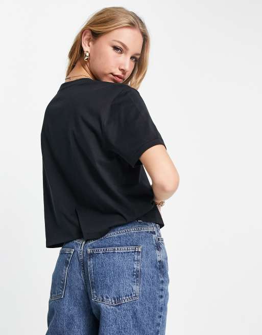 Billabong Wander And Wonder oversized t shirt in black , 4 of 4