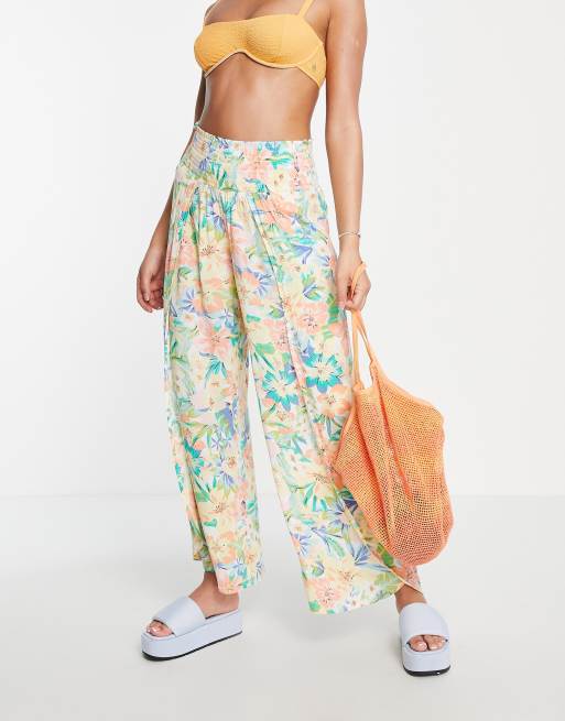Billabong - Wandering Soul - Multifarvede strandbukser med blomsterprint 