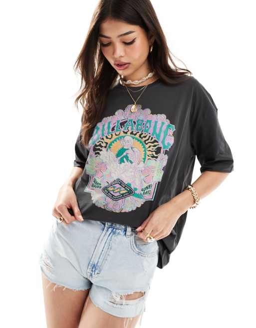Billabong - Warm Waves - Sort T-shirt