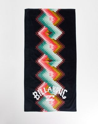 Billabong Waves towel in black