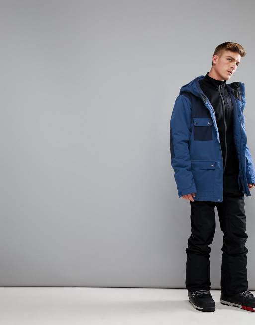 Billabong Working Snow Jacket in Dark Blue ASOS