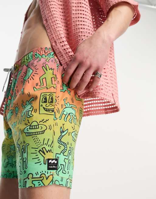 Keith haring swim store trunks