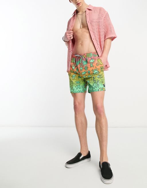 UltimatePaintbrush Keith Haring Swim Trunks