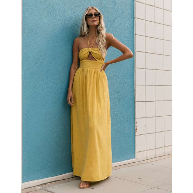 Yellow sales billabong dress