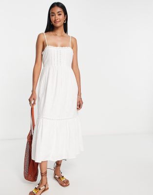beachy keen midi dress Beachy Keen Tiered Colorblock Midi Dress (Women)