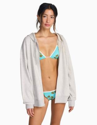 Billabong - Zip Family - Sweat à capuche zippé - Gris chiné