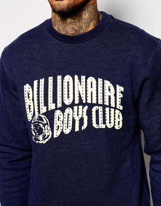 Billionaire boys club outlet navy sweatshirt