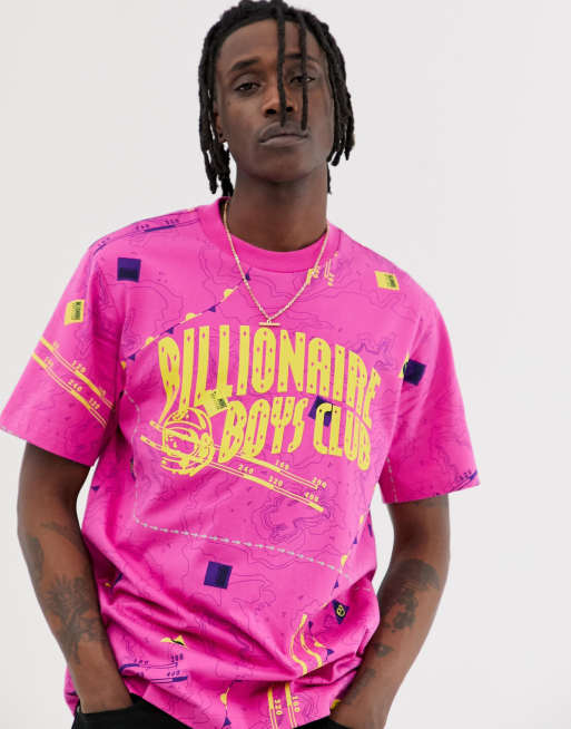 Pink billionaire shop boys club shirt