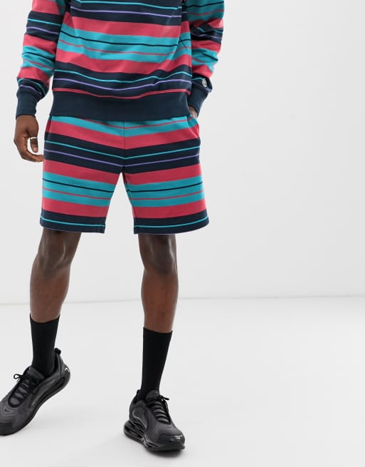 Billionaire Boys Club striped summer sweat suit in navy, 3 of 3