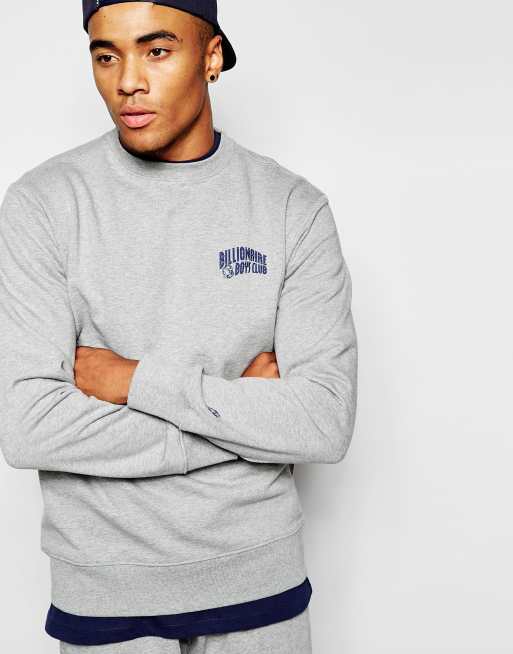 Billionaire boys club sweatshirt hot sale grey