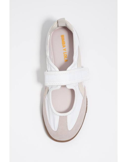 Bimba Y Lola 13 07 sportliche Ballerinas in Wollweiß, 5 von 7
